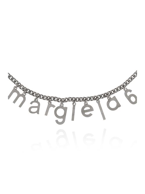 Silver-tone logo chain necklace MM 6 MAISON MARGIELA | SM6UU0069P7212955